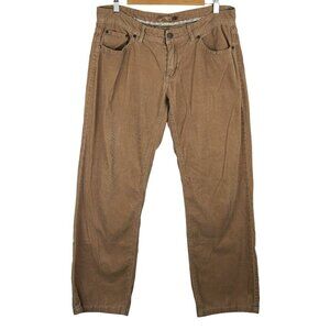 Prana‎ Womens Size 10 Corduroy Pants Brown 100% Cotton Casual Wear